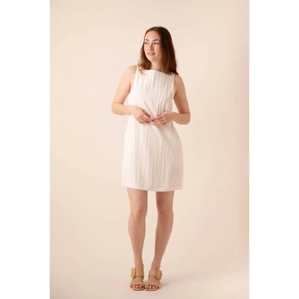 NEW MOD REF piper mini dress in white